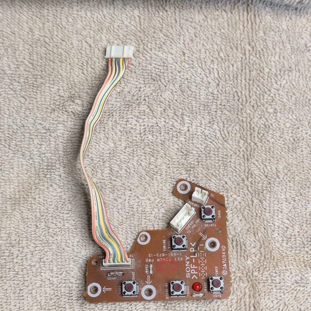 Sony TV Button/IR Control Board w/ Cable Additional Board 1-867-673-13
